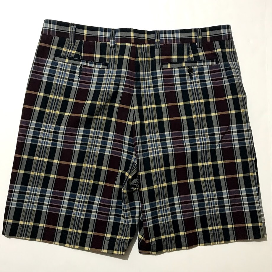 Nautica Men's Size 40 W Shorts Clipper Relaxed Fit Multicolor Plaid Bermudas
