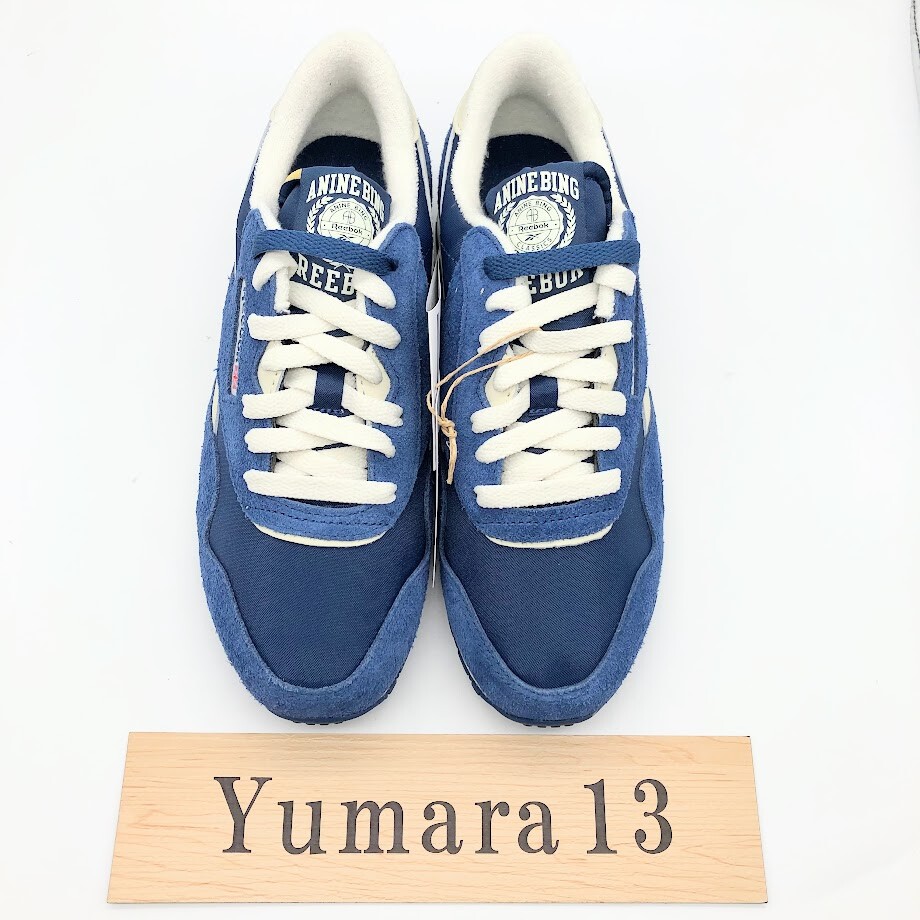 Pre-owned Reebok X Anine Bing Classic Nylon Navy Chalk 100200480 Men's Size