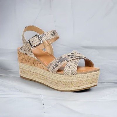 FERGALICIOUS by FERGIE Pounce Wedge Sandals 8.5