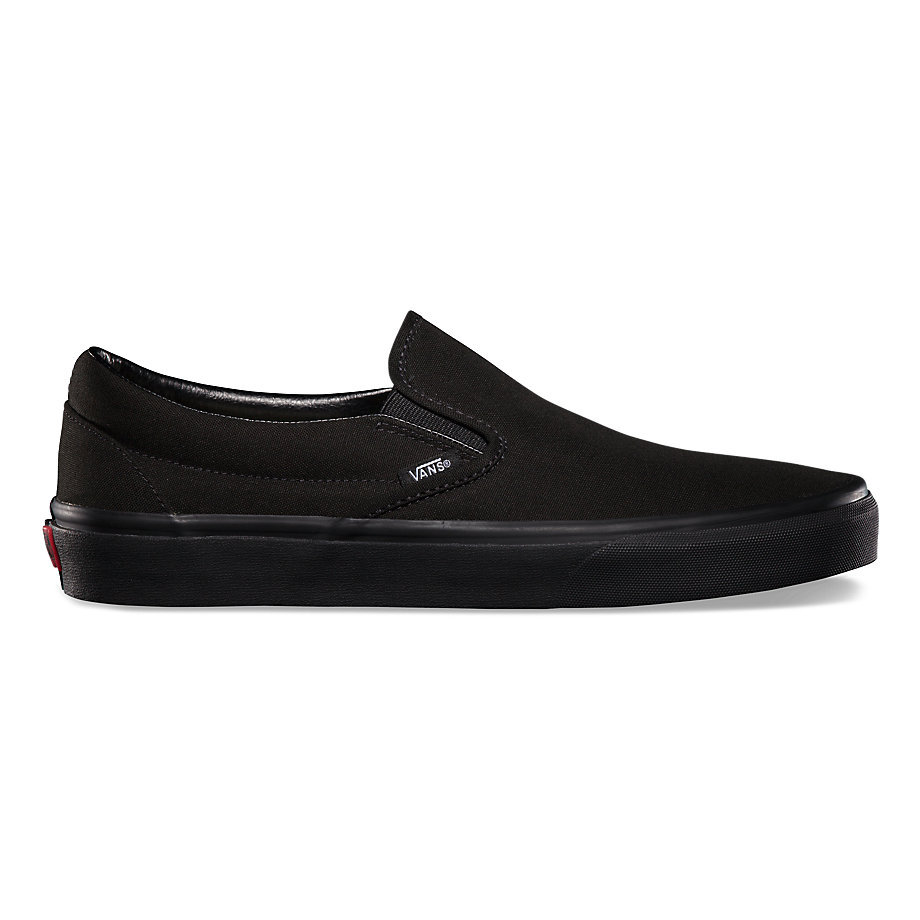 国内配送 VANS CLASSIC SLIP-ON BLACK /BLACK Vans - Classic Slip-On Black/Black - Shoes | Nuclear Blast