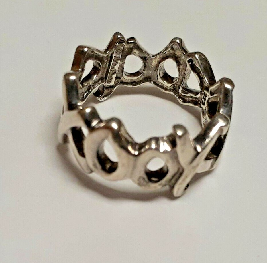 TIFFANY& CO Paloma Picasso XXOOXXOO ring 925 | eBay