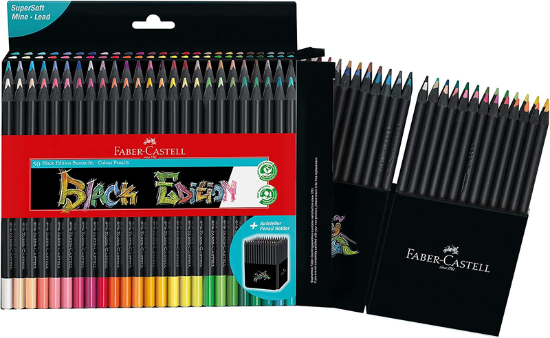 S - 50 Count, Black Wood And Super Soft Core Lead, A