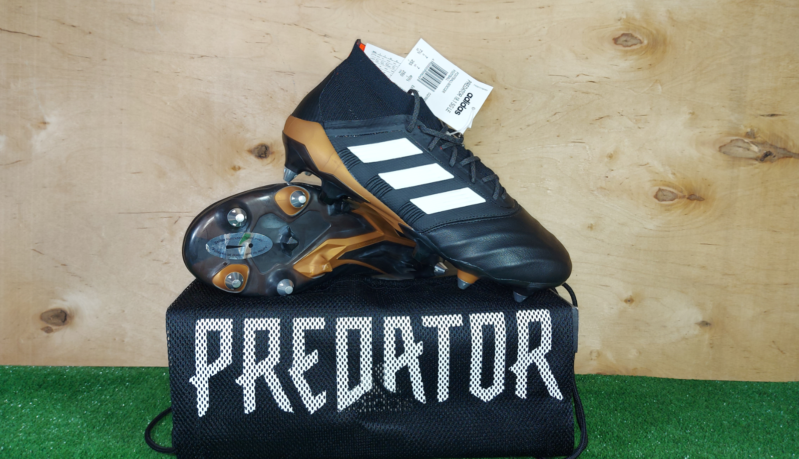 シューズ Predator 18.1 Leather SG adidas Predator 18.1 Leather SG - Core Black/White/Red