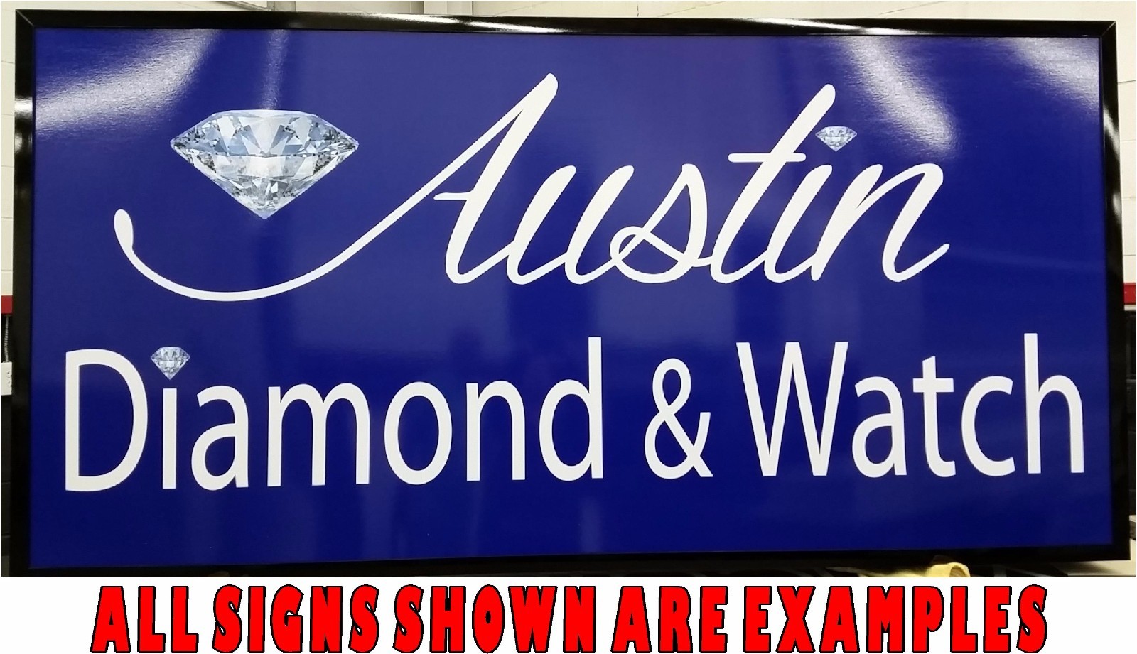 2ft x 10ft Single Sided LED Business Box Sign - USA MADE!