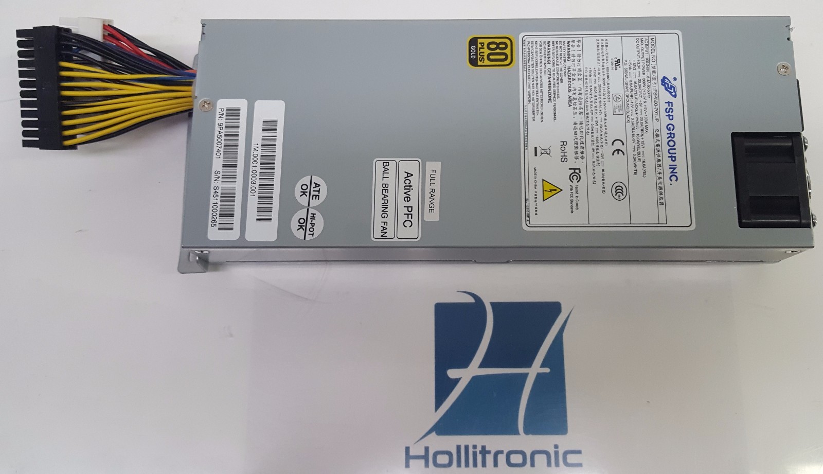 Alimentatore FSP500-701UP 500W 80+ Oro - Usato Ma Testato, Pronto All'uso - Foto 2