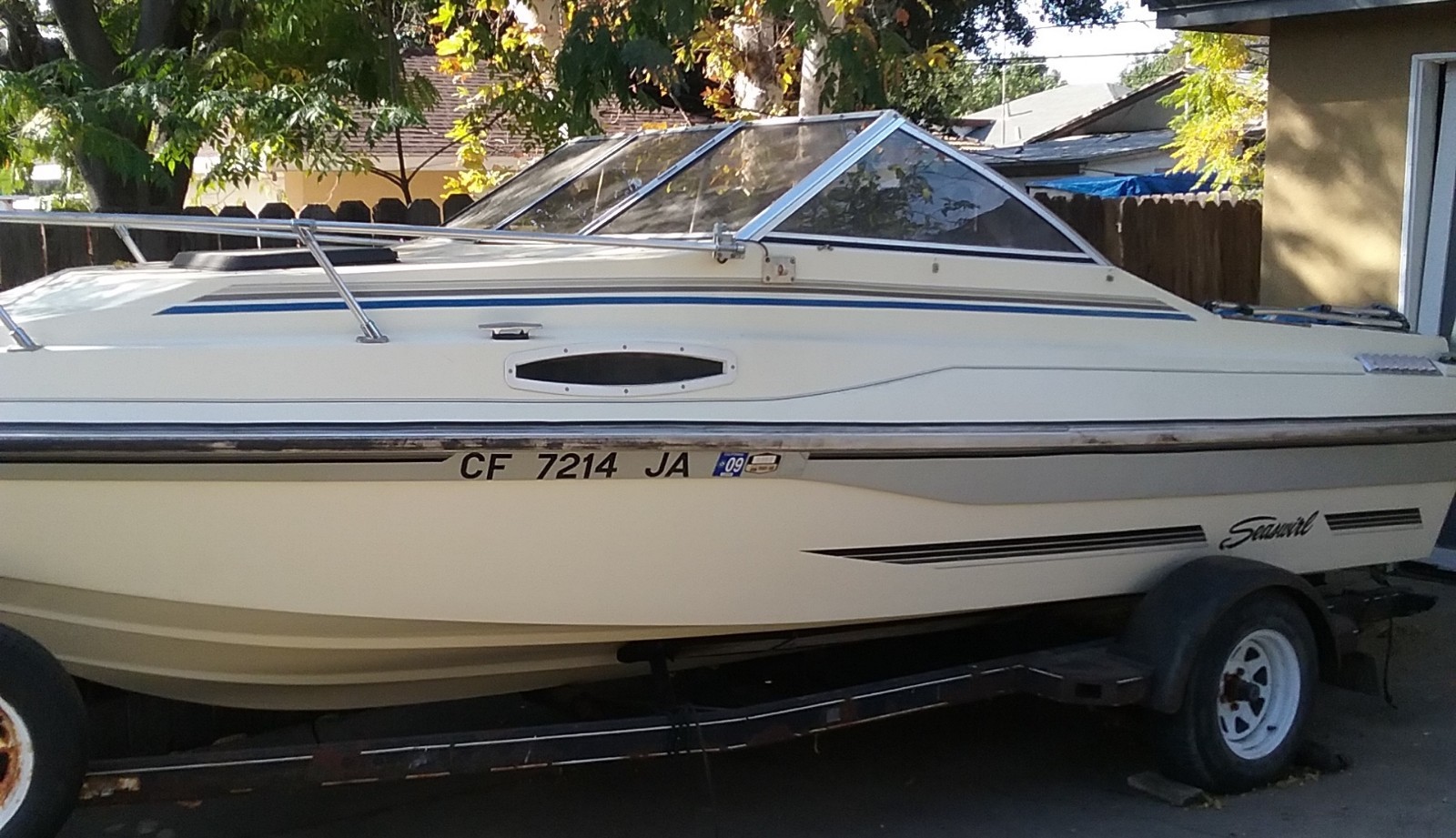 LF - 1984 Seaswirl 18' Cuddy Cabin & Trailer - California