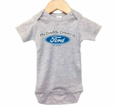 My Daddy Drives A Ford, Ford Baby Outfit, Baby Shower Gift, Ford Bodysuit, Ford