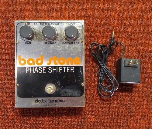 Vintage 1970's Electro-Harmonix Bad Stone Phase Shifter Guitar Pedal  W/Adapter