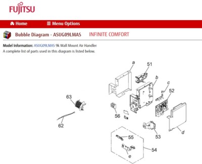 FUJITSU K9711147011 DISPLAY PCB HY K18RB-1800HSE-D0