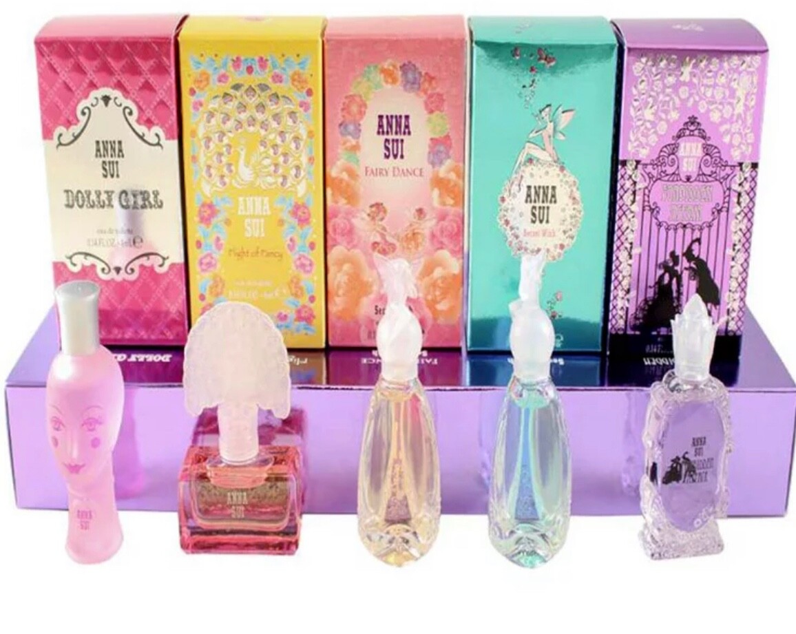 Anna Sui Miniature Collection 5 PC Set for Women free