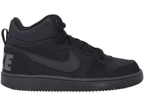 Nike Court Borough Mid Winter 9サイズ ブラック NIKE COURT BOROUGH MID WINTER SNEAKERS TRIPLE BLACK MENS 8
