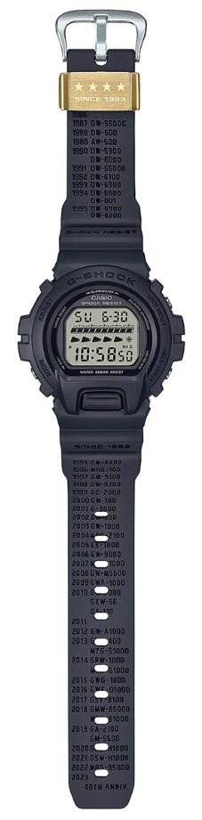 Pre-owned Casio G-shock 40th Anniversary Remaster Black Men Wrist Watch Dw-6640re-1jr