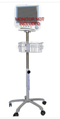 Rolling stand for GE Dash 3000/4000  monitor new (small wheel ) 