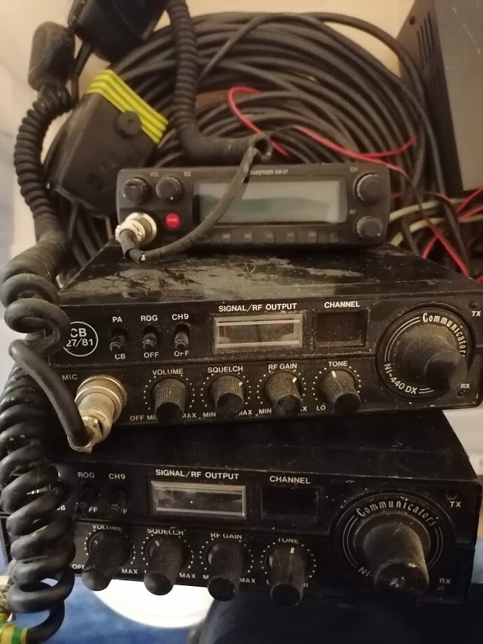 job lot of cb radio equipment. untested open to cash offers in