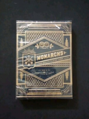 Monarchs Standard Blue Deck Playing Cards Poker Size Theory 11 USPCC New Sealed