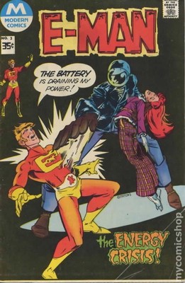 E-Man #3 VG+ 4.5 1977 Stock Image Low Grade