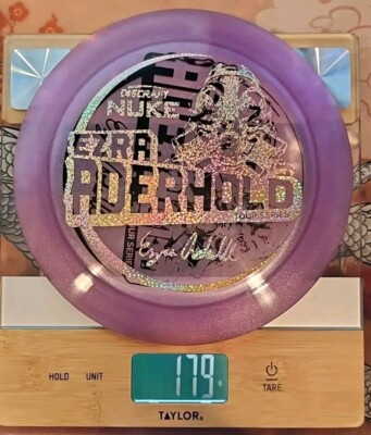 Discraft 2022 Ezra Aderhold Z Metallic Nuke Purple - NO INK 9.5/10 Double Stamp