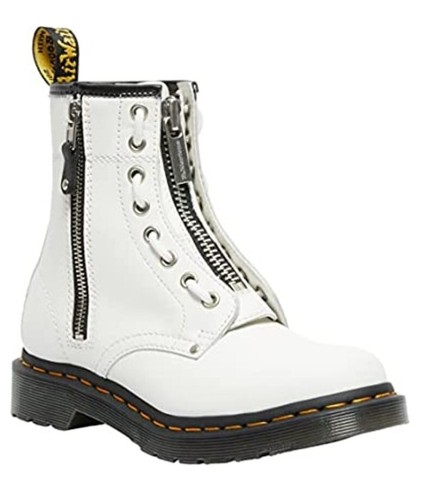 Dr.Martens 8 hole 1460 ZIP WS Black New 1460 Women's Double Zip