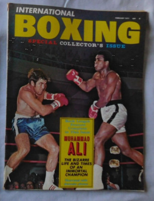 Muhammad Ali - February 1971 International Boxing Magazine - EX
