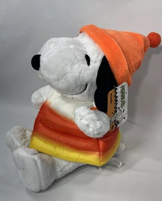 New 2024 Snoopy Candy Corn Puffer Coat Plush Halloween Peanuts