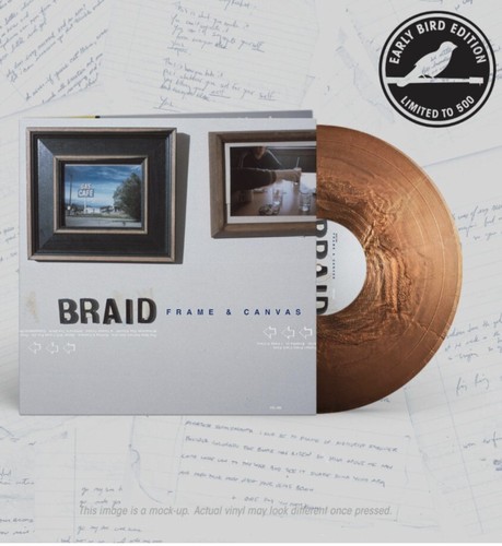 洋楽 Braid - Frame & Canvas LP Braid – Frame & Canvas – Vinyl (White Inside Clear With Blue