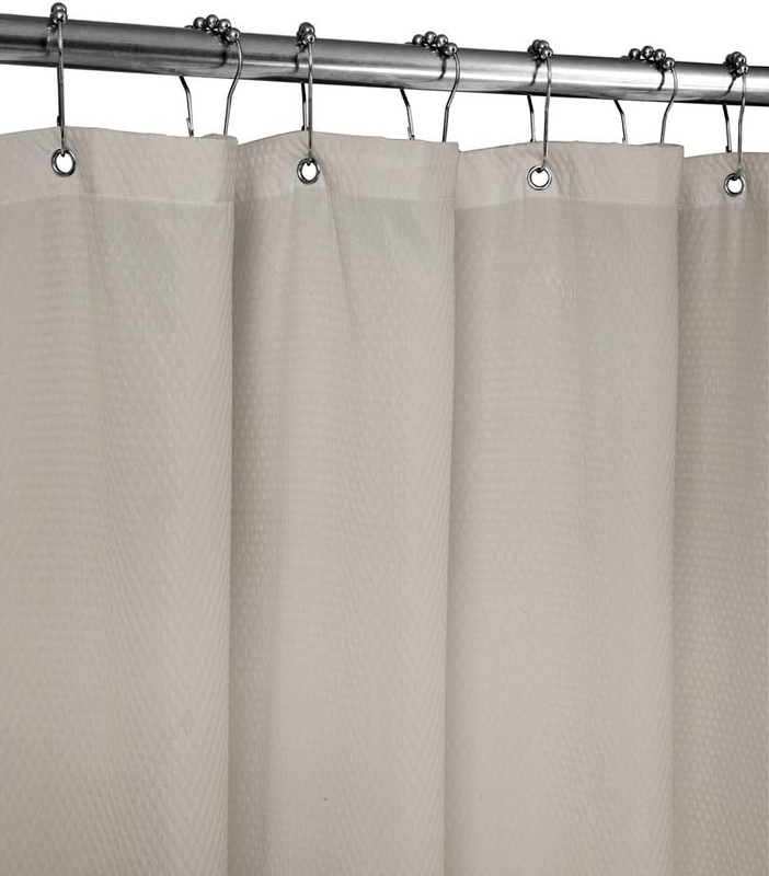 Waffle Weave Shower Curtain, Bath Liner with Soft Touch, Water...