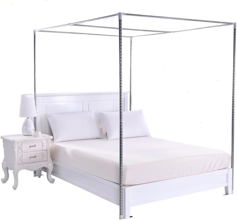 Canopy Bed Frame Post Queen Size Stainless Steel Bed Canopy Frame Poles Four Co
