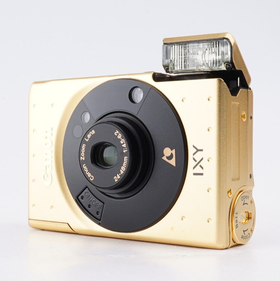 N.MINT Canon IXY Gold 60th Anniversary APS Film Point and