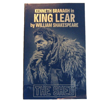 NY Show Program Kenneth Branagh in KING LEAR William Shakespeare  Oct- Dec 2024