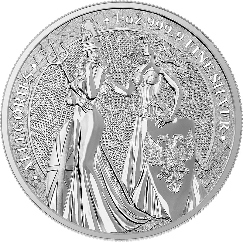 Britannia & Germania - Allegories (Allegorien) - 2019 - 1 Oz - Germania Mint