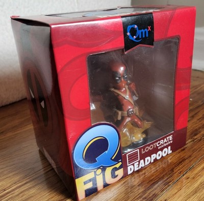 Deadpool QMX Collectible QFig Marvel Collectible Figure Loot Crate Exclusive