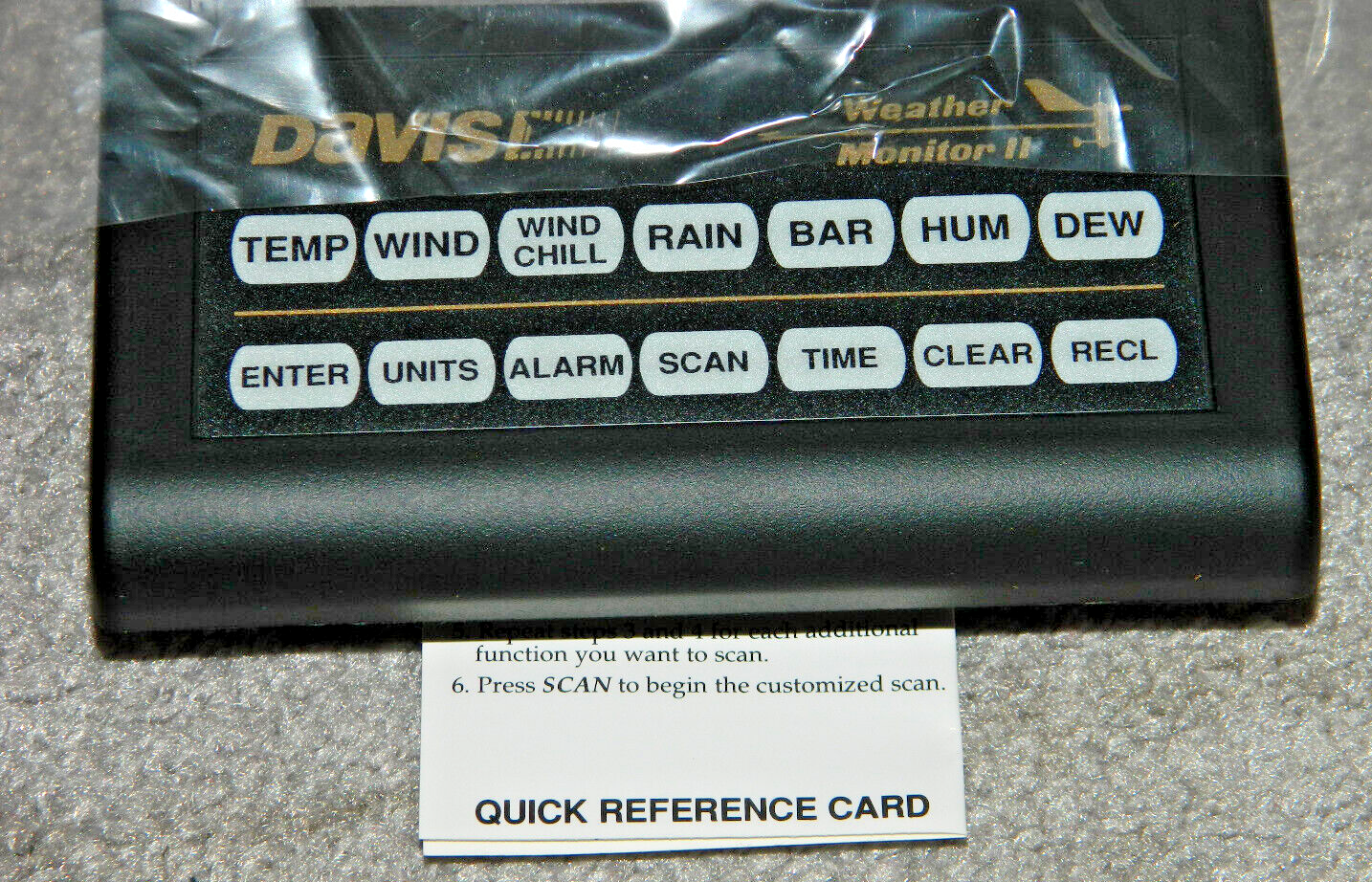 NEVER USED in Box Davis Instruments 7440 Weather Monitor II Home Weather Station