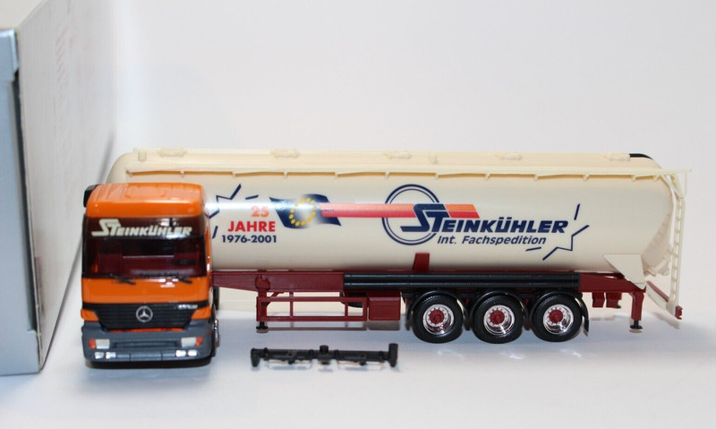 Hg4743, Rar Alter Herpa Mb Actros L Feldb. Silo Sz 25 J SteinkÃ¼Hler Sose Top Ovp