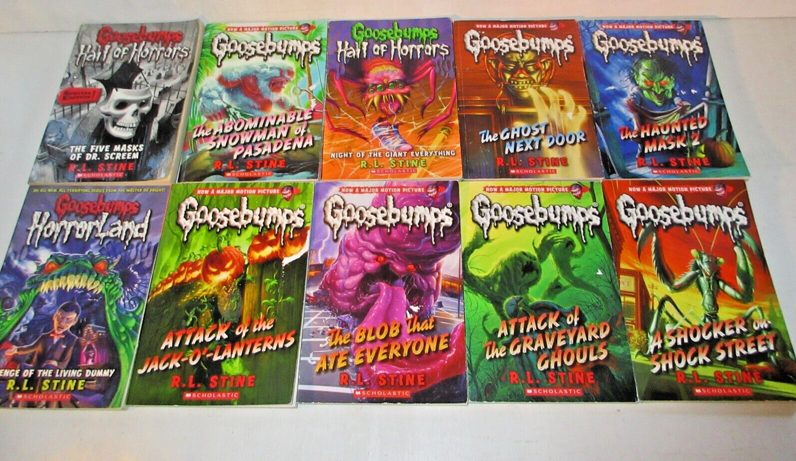Goosebumps 10冊　英語　R L Stine s-l400.jpg