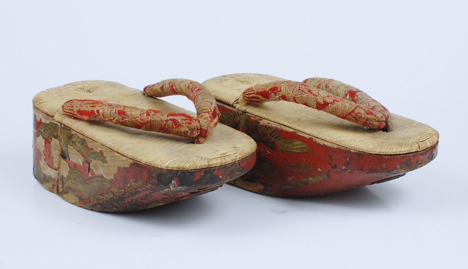 【maiko 】 Maiko-san style Koppori clogs (black paint) 8 cm Nostalgia