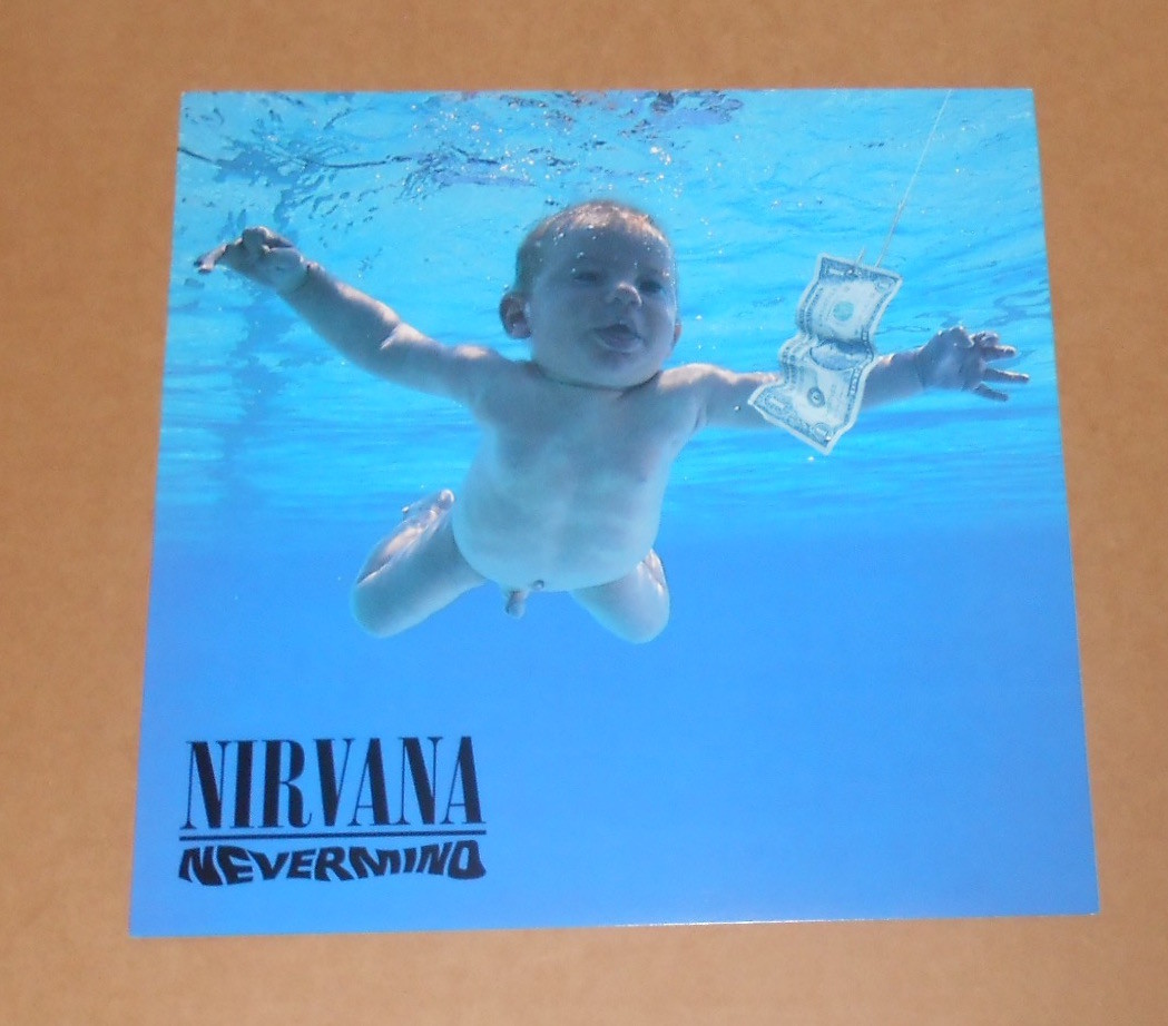 Nirvana Nevermind Poster 2-Sided Flat Square 1991 Promo
