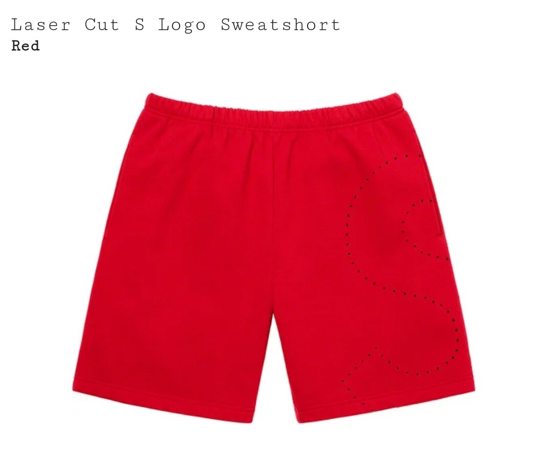 【M】supreme Laser Cut S Logo Sweatshort $_57.JPG?set_id=8800005007