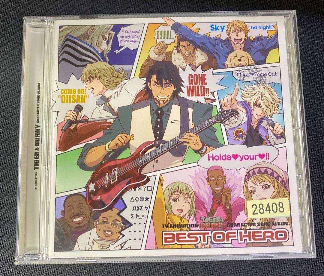 Japanese anime Tiger & Bunny CD CHARACTER SONG ALBUM～BEST