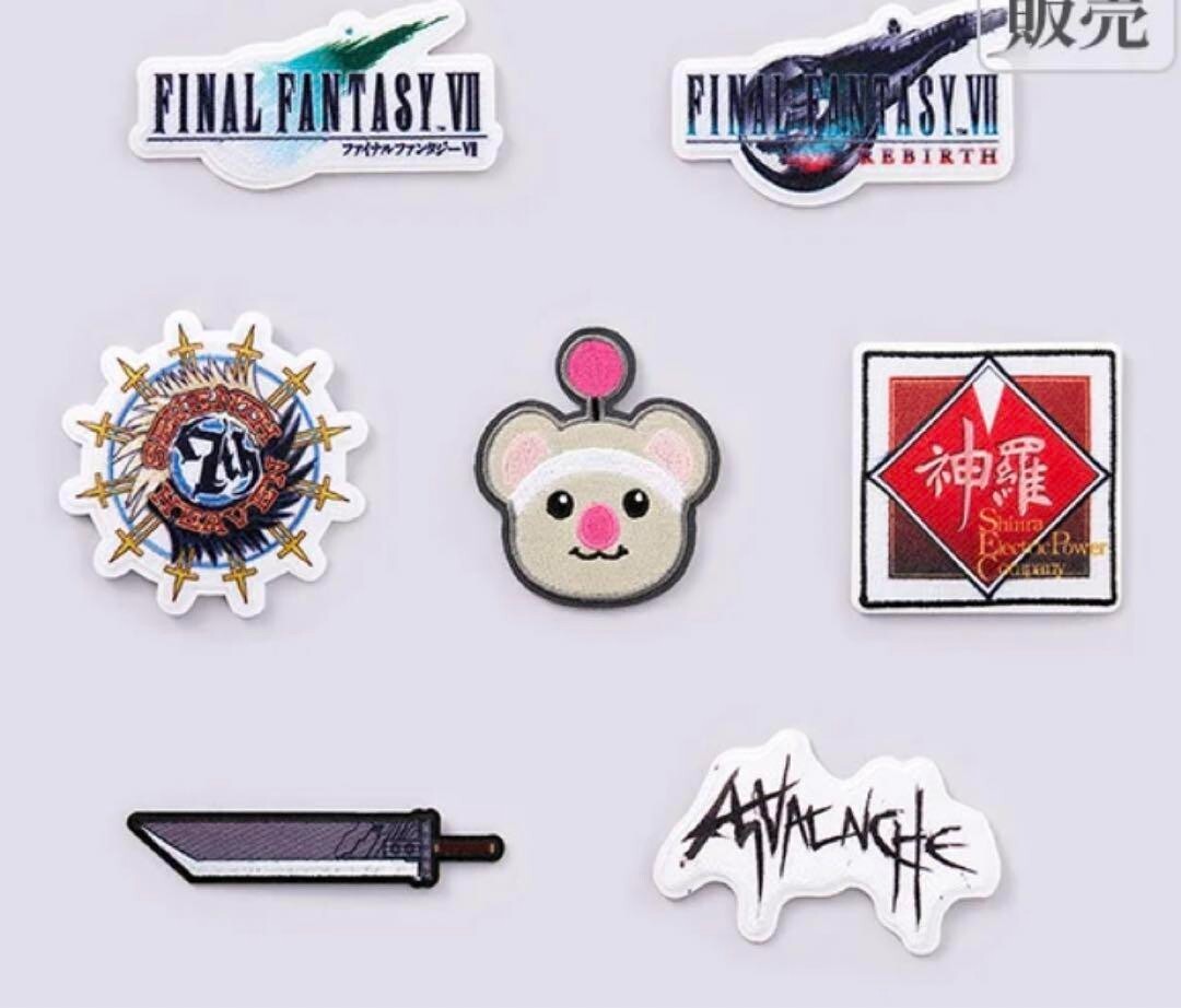 Final Fantasy VII 7 series Patch Collection Complete Set