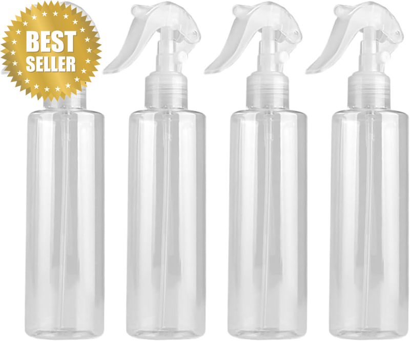 4Pcs 200Ml Spray Bottles Refillable Mist Atomizer Containers for Water, Plants,