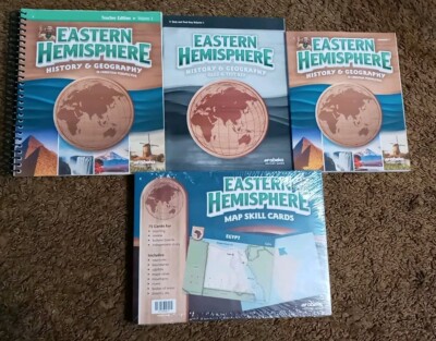 Abeka 5th Gr Eastern Hemisphere History & Geography Teacher Lot & Student Book