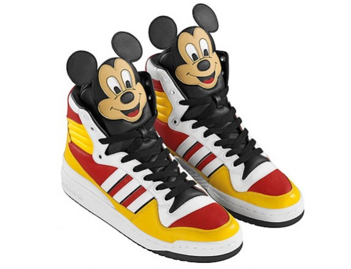 adidas Jeremy Scot ミッキー スニーカー 28 New Adidas Jeremy Scott Mickey Mouse Disney Hi-Top Sneakers