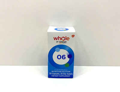 NEW Whole By Centrum 06 Customized Nutrition Solution A C E Biotin Zinc 2025