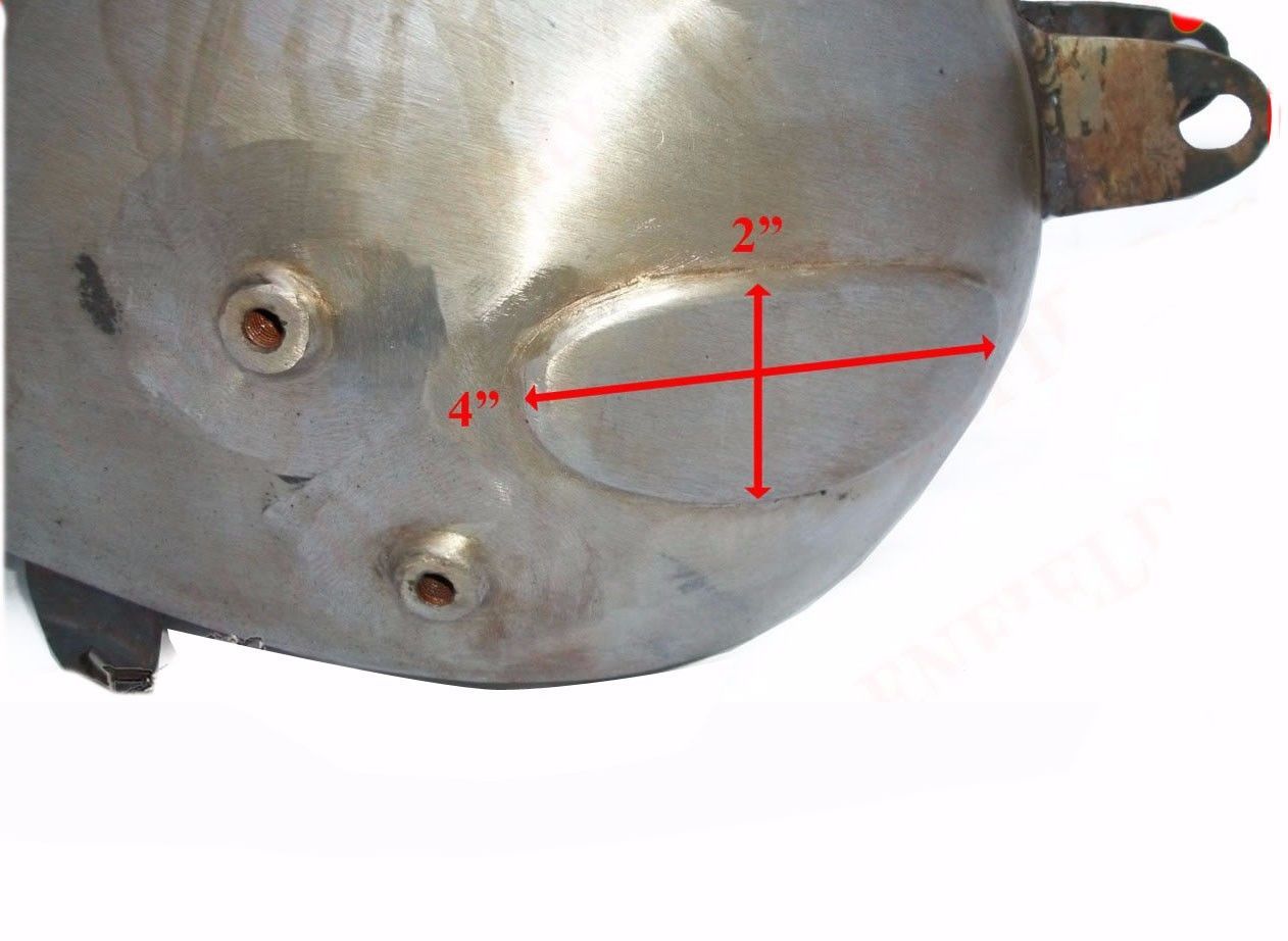 New Pre War 1930 BSA B2 250cc Aluminium Handgear Shift Petrol Fuel Tank  