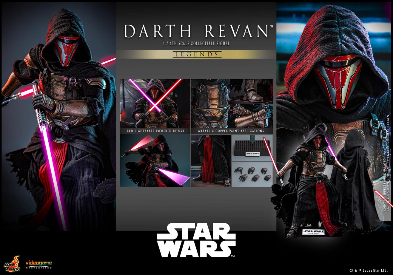 ホットトイズVGM62 スター・ウォーズ ダース・レヴァンDarth Revan New Hot Toys VGM62 Star Wars LEGENDS DARTH REVAN 1/6