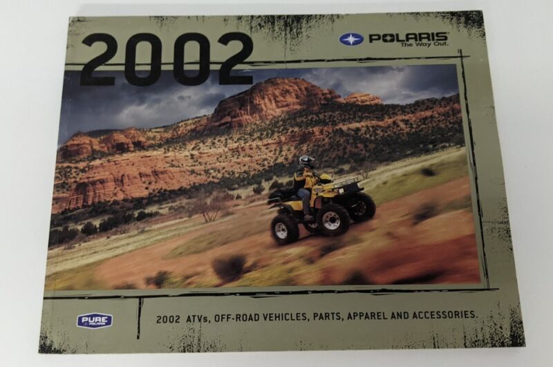 2002 POLARIS ATV OFF ROAD VEHICLE  PARTS APPAREL & ACCESSORIES CATALOG