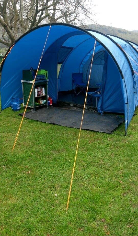 tent with blow up mattress