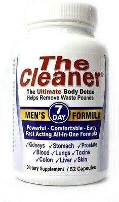 Century Systems The Cleaner 7 Day Mens's Formula Ultimate Body Detox 52 Capsules
