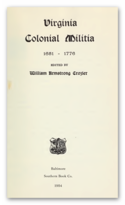 VA Militia in the Revolutionary War  - VA Genealogy