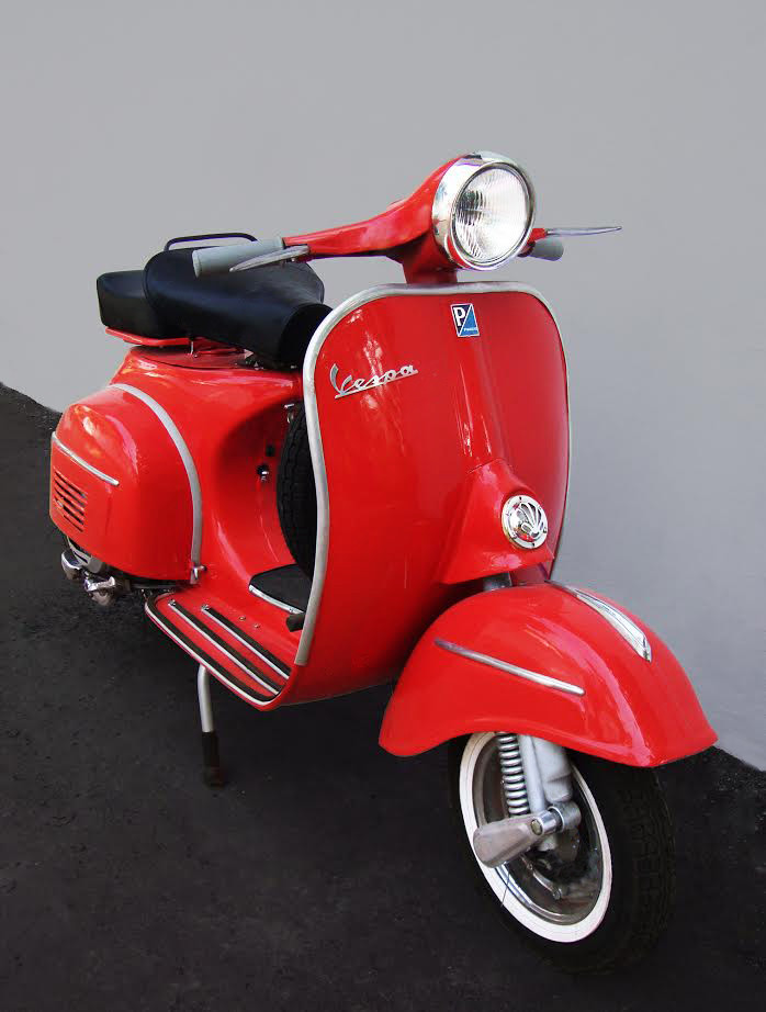 1966 Piaggio Classic Vespa Motor Scooter Restored 150cc Vintage
